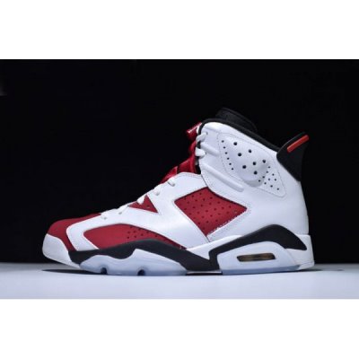 Nike Air Jordan 6 Retro Beyaz / Siyah Basketbol Ayakkabısı Türkiye - NWM172GR